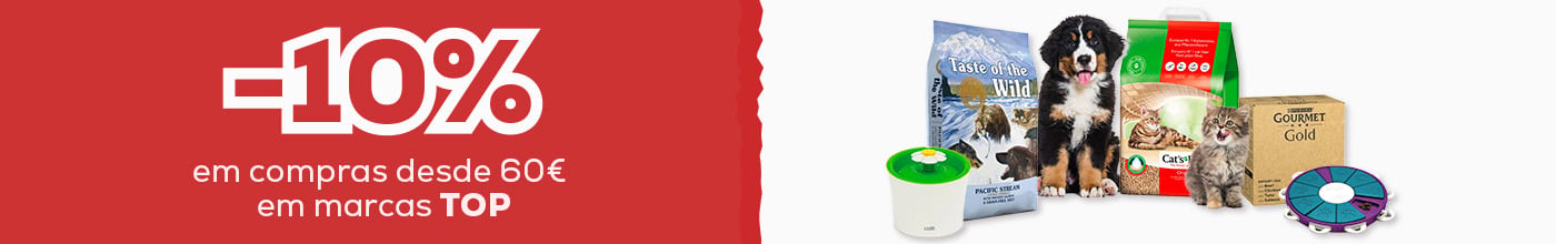10% de desconto em compras desde 60€ nas restantes marcas