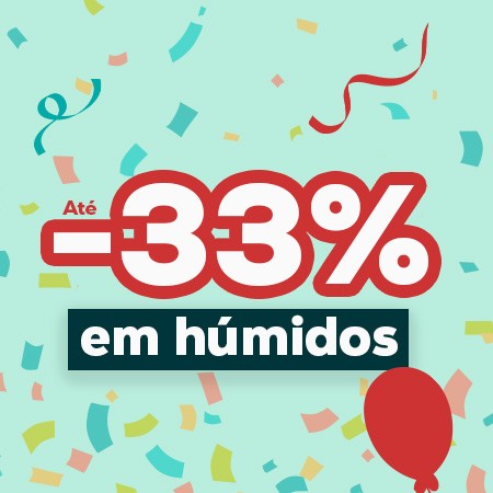 Até -33% numa seleção de alimentação húmida