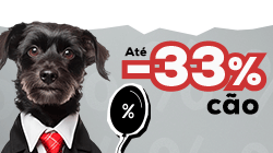 Até -33% em promoções para cão