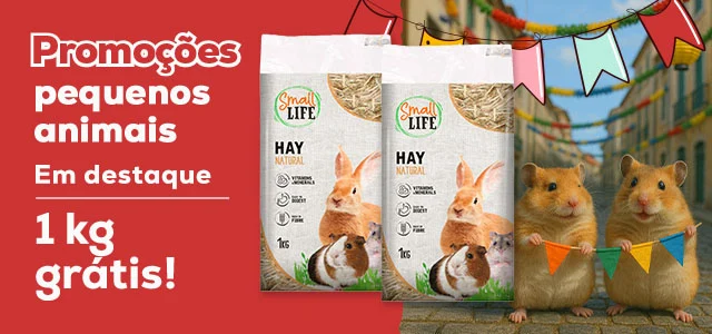 Small Life: Heno grátis com heno Natural 2 kg
