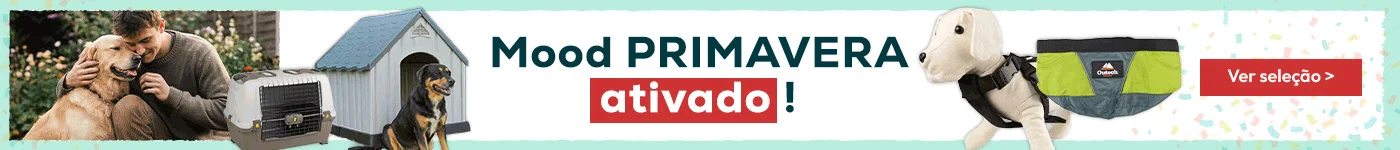 Bem-vinda primavera: Até -50% em ar livre e muda de pelo para cão