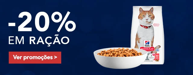 Hill’s: -20% em ração para gato