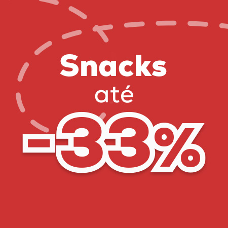 Snacks até -33%