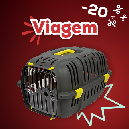-20% numa seleção de transportadoras de gato e viagens