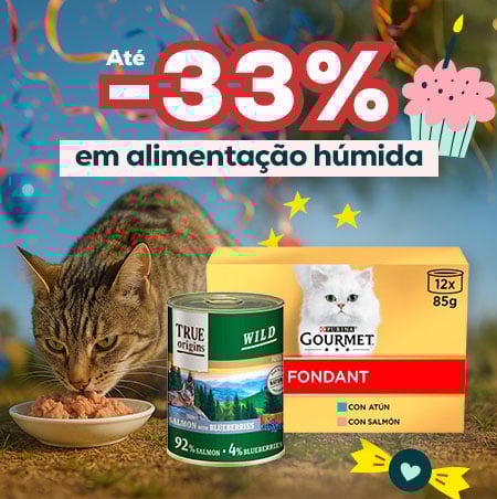 Até 33% em seleção de alimentação húmida