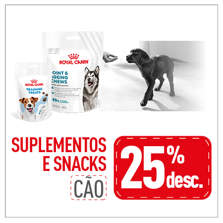 Royal Canin: 25% de desconto em suplementos alimentares para cão