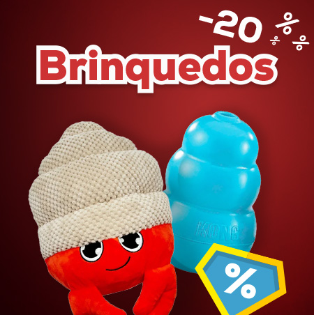 -20% numa seleção de brinquedos para cão