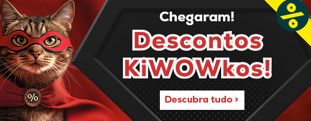 Chegaram! Descontos KiWOWkos