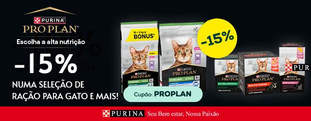 Pro Plan: 15% de desconto em seleção de suplementos nutricionais para gato