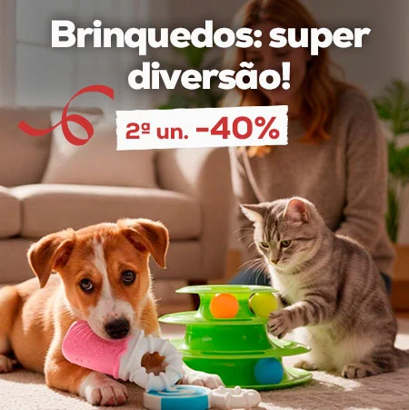 -40% na segunda unidade numa seleção de brinquedos