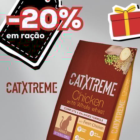Catxtreme: -20% numa seleção de ração para gato