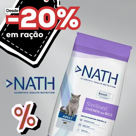 Nath: Desde -20% numa seleção de ração