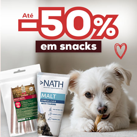 Até 50% de desconto numa seleção de packs de snacks