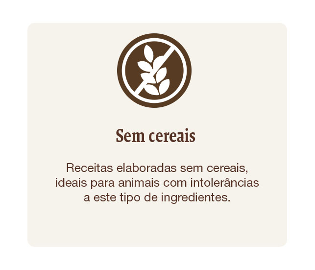 Receitas elaboradas sem cereais, ideais para animais com intolerâncias.