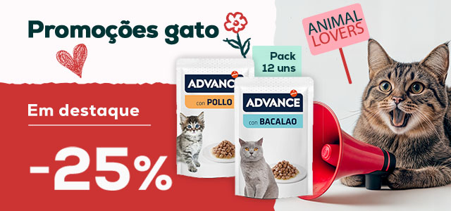 Advance: -25% em packs de alimentação húmida para gato (12 x 85 g)