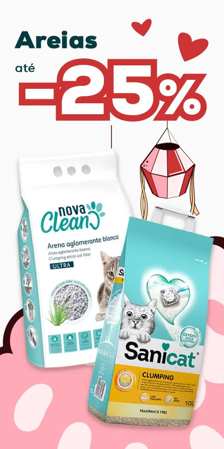 Até -25% em areias