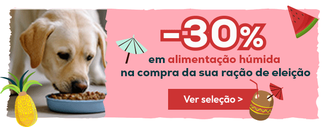 -30% numa seleção de packs de húmidos comprando juntamente com a ração favorita para cão