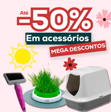 Super descontos em acessórios para gato