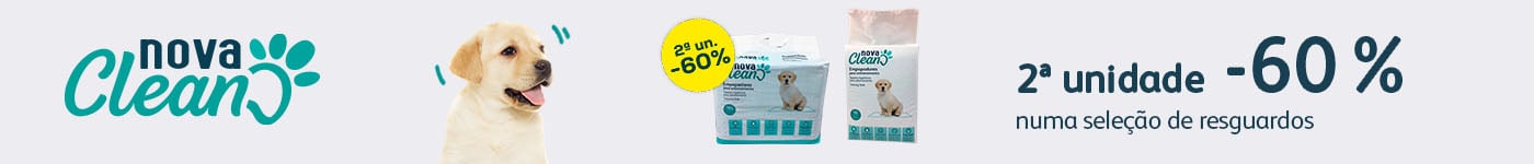 Nova Clean: -60% na 2.ª un. numa seleção de tapetes higiénicos