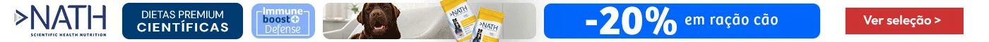 Nath: -20% numa sele&ccedil;&atilde;o de ra&ccedil;&atilde;o para c&atilde;o e -50% na 2&ordf; unidade numa sele&ccedil;&atilde;o de ra&ccedil;&atilde;o para gato