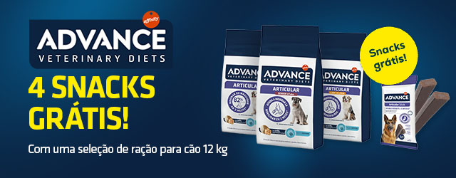 Advance: 4 saquetas de oferta na compra de uma seleção de ração 12 kg