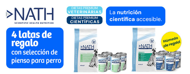 Nath Veterinary Diets: Alimentação húmida de oferta numa seleção de ração para cão