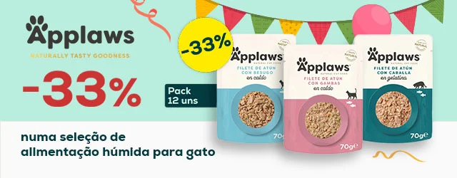 Applaws: -33% numa seleção de alimentação húmida para gato