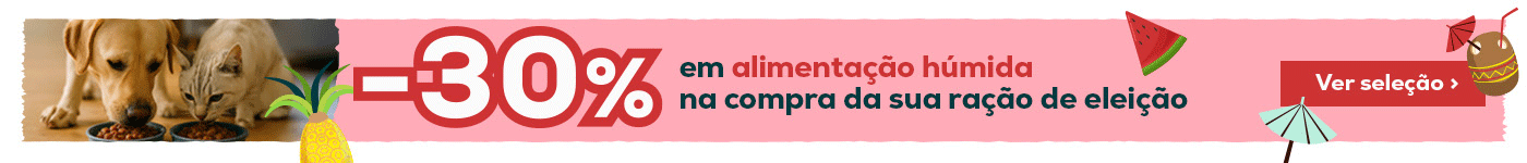 Mais hidratação, mais desconto: -30% em alimentação húmida comprando juntamente com a ração favorita