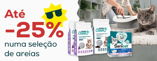 Até -25% numa seleção de areias