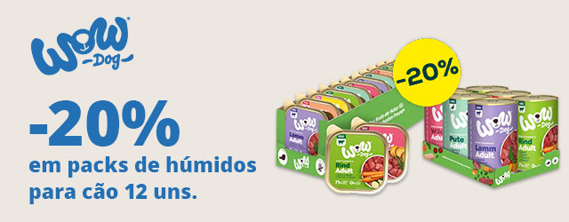 Wow Food: -20% em alimentação húmida para cão