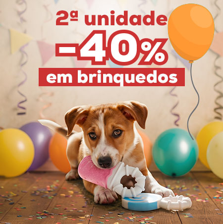 -40% na segunda unidade numa seleção de brinquedos inteligentes para cães