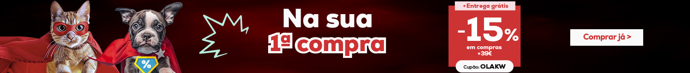 -15% para si na sua primeira compra