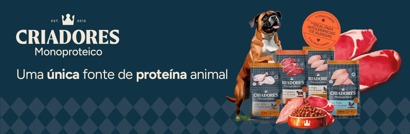 Criadores Monoproteico: Uma única fonte de proteína animal.