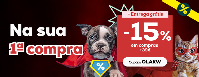 -15% para si na sua primeira compra