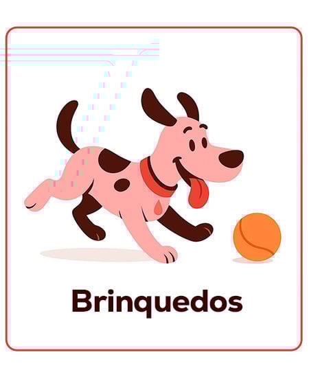 Brinquedos específicos para cachorros