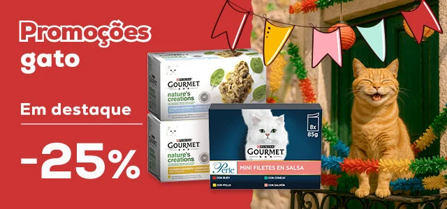 Gourmet: -25% numa seleção de alimentação húmida