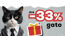 Até -33% em promoções para gato
