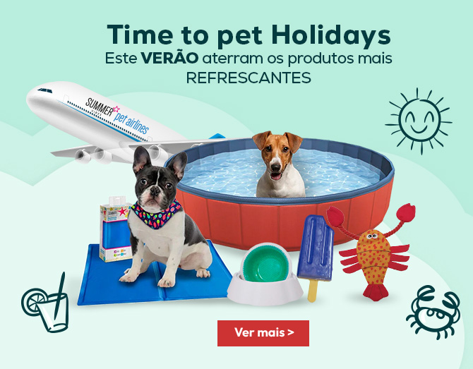 Verão: descubra os produtos mais veraneantes (mantas refrscantes, piscina, brinquedos) para disfrutar com o seu companheiro