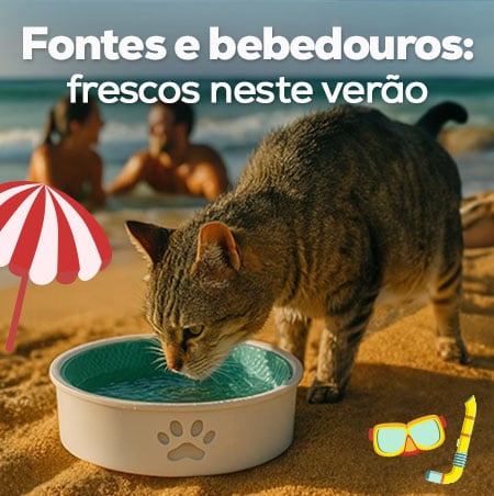 Fontes e bebedouros: Golinhos de verão