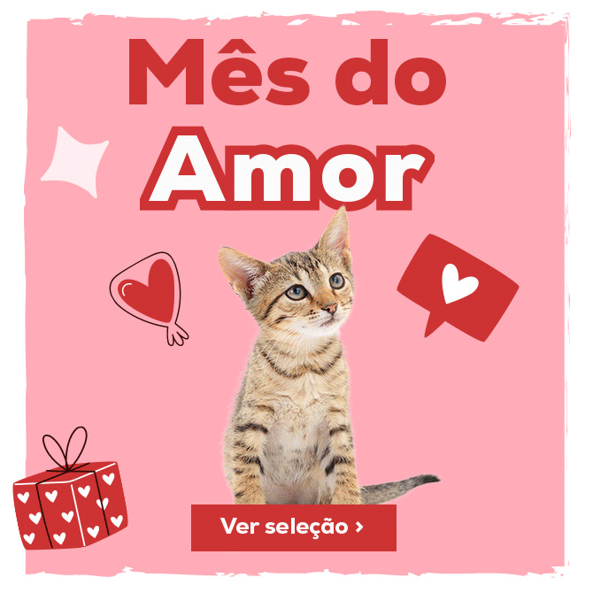 Mês do Amor: Até -30% numa seleção de acessórios para gato 