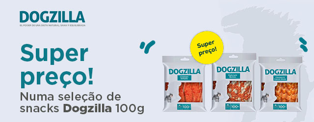Dogzilla: Super preços numa seleção de snacks para cão