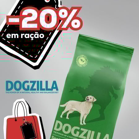Dogzilla: -20% numa seleção de ração