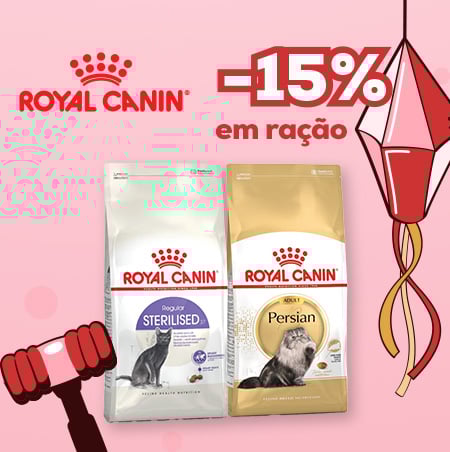 Royal Canin: -15% numa seleção de ração para gato