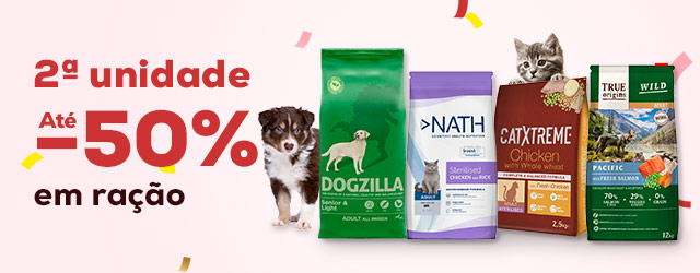Kiwoko Days: 2.ª unidade até -50% em ração