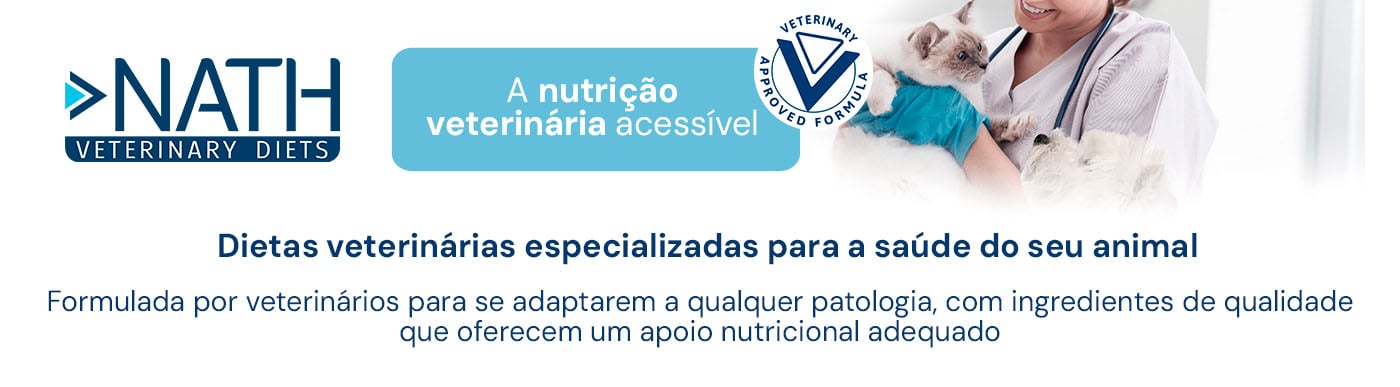 Nath - Dietas formuladas para cobrir as necessidades específicas do seu animal