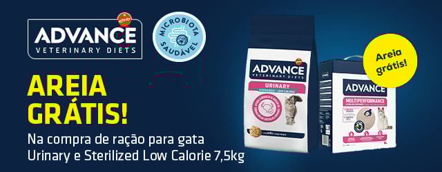 Advance Veterinary Diets: Arena de regalo con pienso para gato Urinary Sterilized Low Calorie 7,5 kg