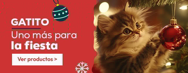 Gatito: Uno más para la fiesta navideña