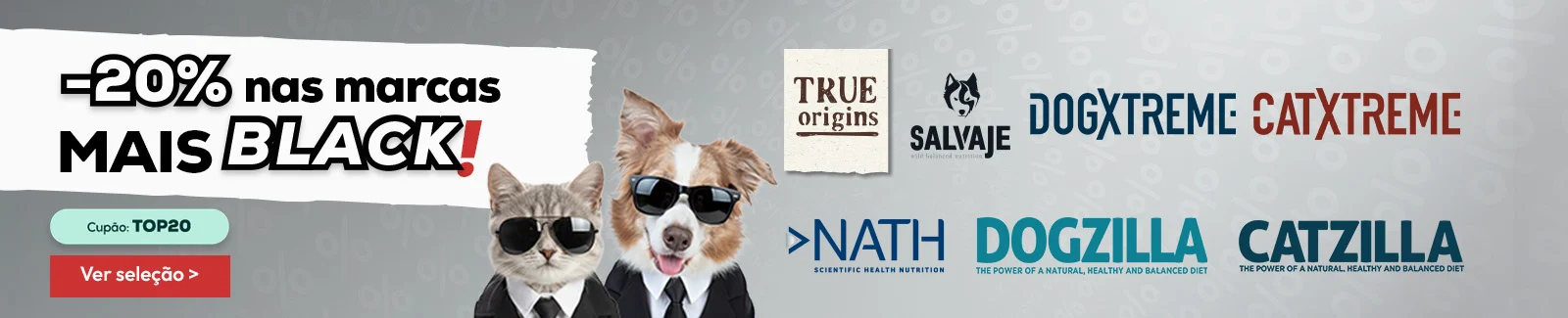 -20% nas marcas mais Black