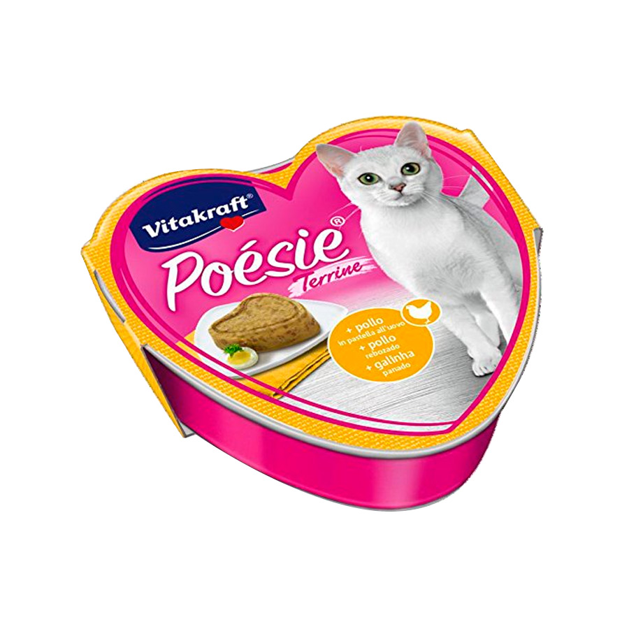 Pack 15 Terrinas Vitakraft Feline Po&eacute;sie 85gr, , large image number null
