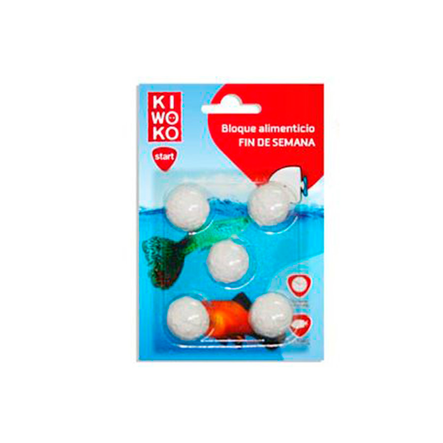 Kiwoko Start Bloco de Alimento Fim de Semana para peixes